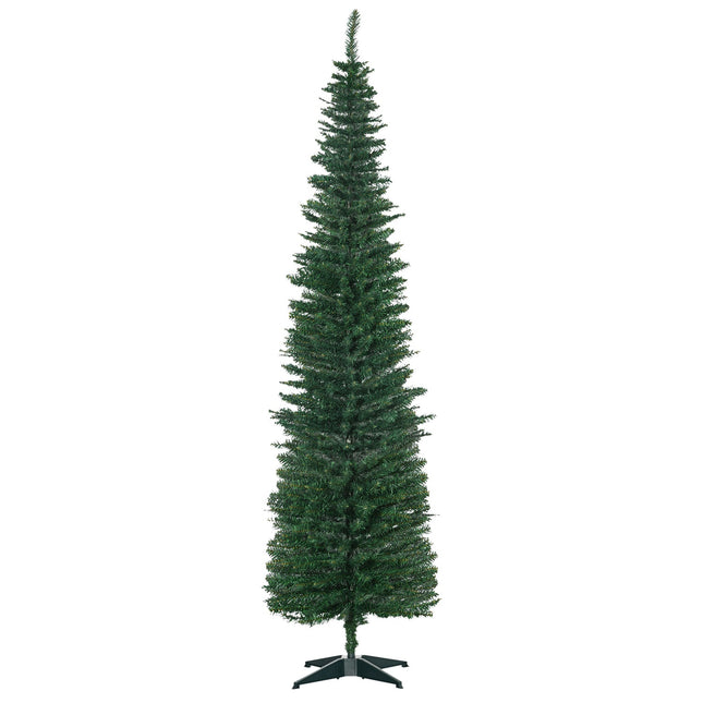 Sapin de Noël artificiel, 2,1 m, branches en plastique réalistes