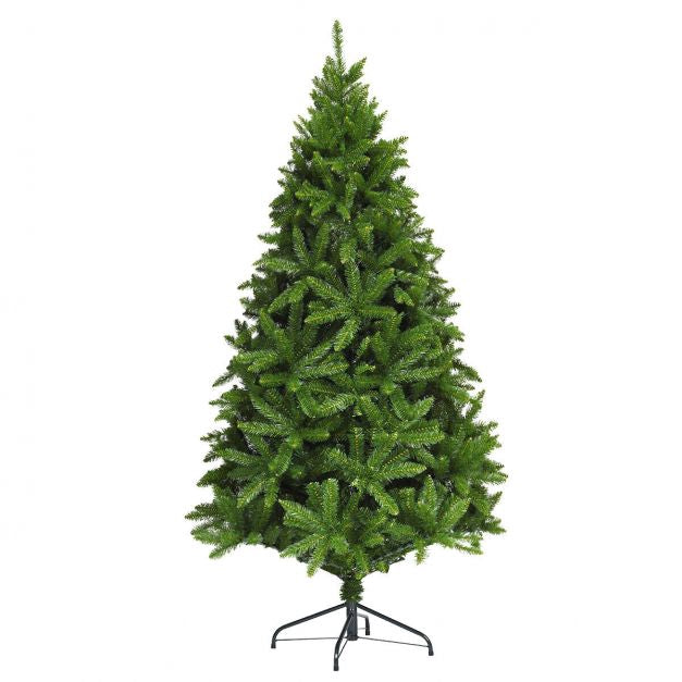 Künstlicher Weihnachtsbaum 1,50 m, LED-Beleuchtung, 600 Spitzen