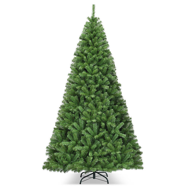 Sapin de Noël artificiel, 2,74 m (9 pi), en PVC, articulé, avec support en métal