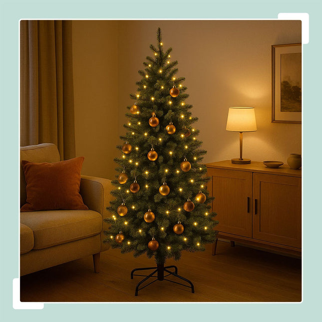 Künstlicher Weihnachtsbaum – voll, wiederverwendbar, umweltfreundlich