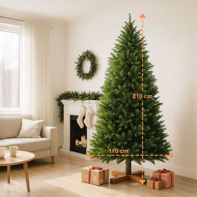 Künstlicher Weihnachtsbaum – PVC-Nadeln, wiederverwendbar