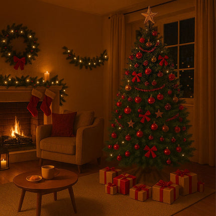 Künstlicher Weihnachtsbaum, PVC-Nadeln, Wiederverwendbar