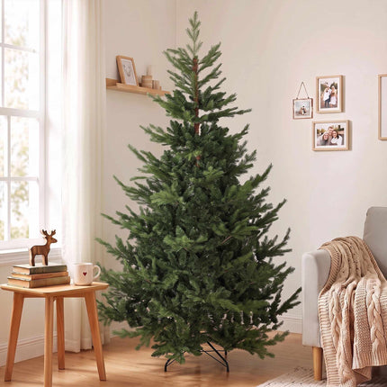 Künstlicher Weihnachtsbaum, realistisch, 210 cm, Grün
