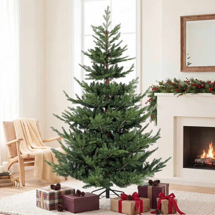 Künstlicher Weihnachtsbaum, realistisch, 210 cm, Grün