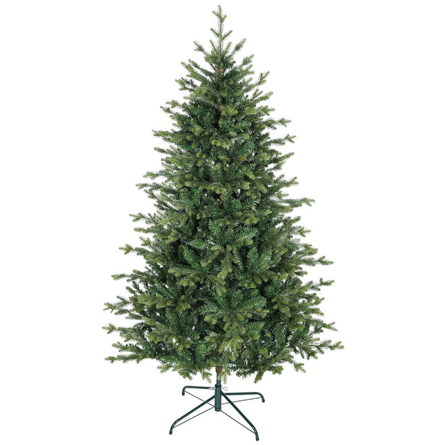 Sapin de Noël artificiel, branches réalistes, support en métal, 180 cm