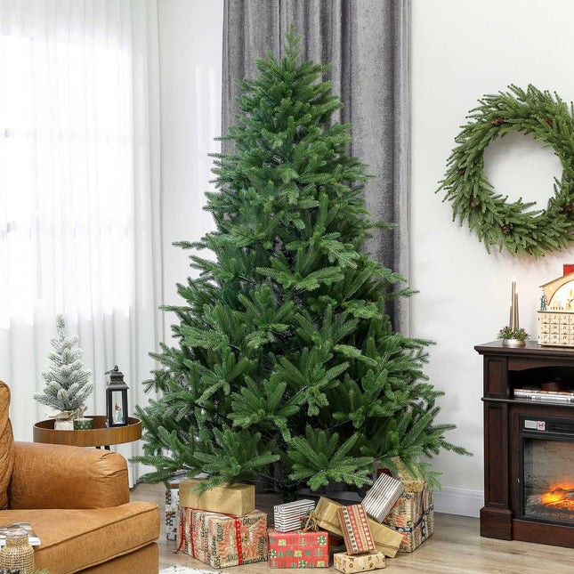 Sapin de Noël artificiel, aspect réaliste, branches pliables