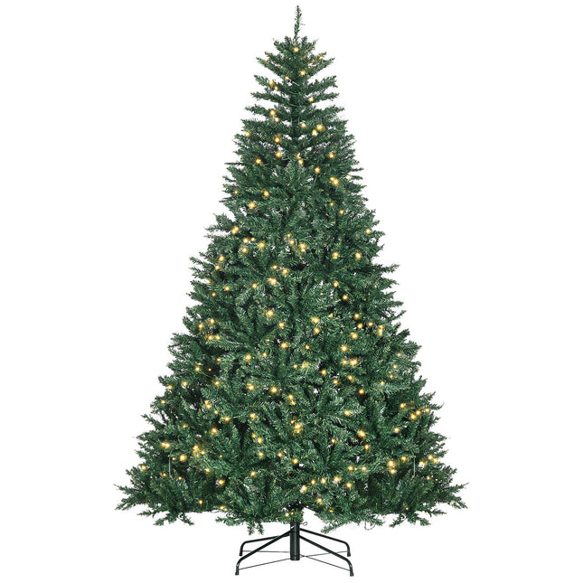 Künstlicher Weihnachtsbaum mit 700 LED-Lichtern, 2,1 m hoch