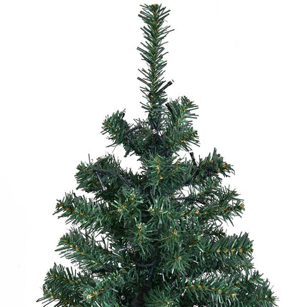 Sapin de Noël artificiel avec lumières LED, 150 cm