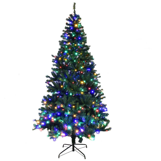 Künstlicher Weihnachtsbaum mit LED-Lichtern, 210cm