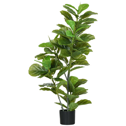Künstlicher Ficus, 110 cm, 90 Blätter mit Topf