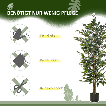 150 cm künstlicher Ficusbaum für die Innen- und Außendekoration