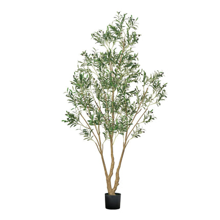 Artificial Olive Tree 240cm With Black Pot, Indoor