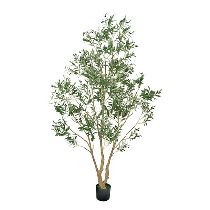 Artificial Olive Tree 240cm With Black Pot, Indoor