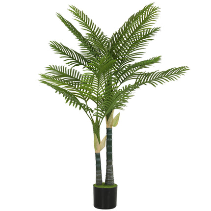 Palmier artificiel 150 cm, 16 palmes, en pot