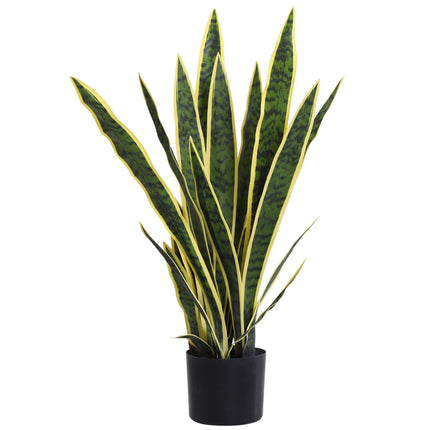 Plante serpent artificielle, 77 cm de haut, en pot pour salon