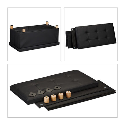 Banc en cuir artificiel