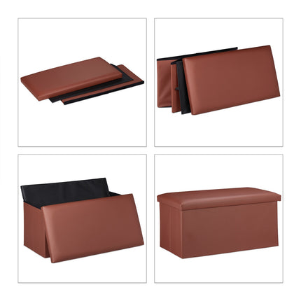 Artificial leather bench