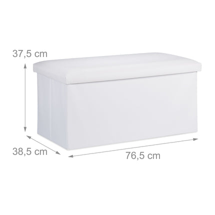 Banc en cuir artificiel