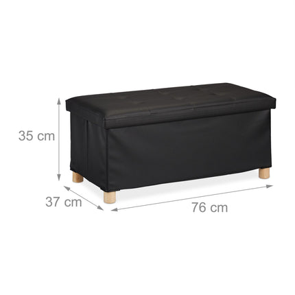 Banc en cuir artificiel
