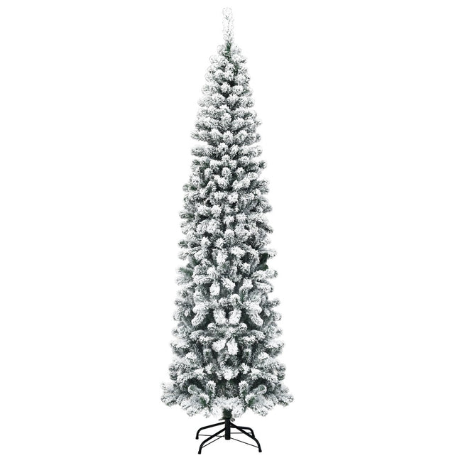 Sapin de Noël artificiel enneigé avec 461 branches mesurant 225 cm