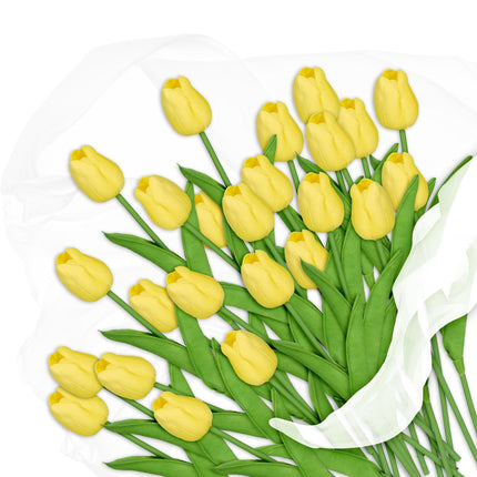 Tulipes artificielles, paquet de 24