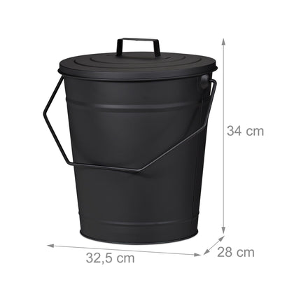 Cendrier avec couvercle 12 l