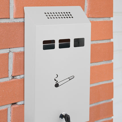 Cendrier avec paroi blanche