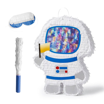 Astronaut Piñata-Set mit Stock & Maske