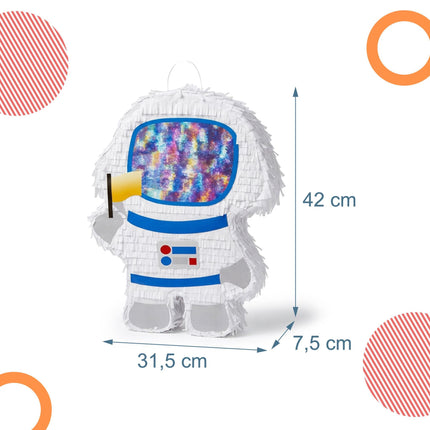 Astronaut Piñata-Set mit Stock & Maske