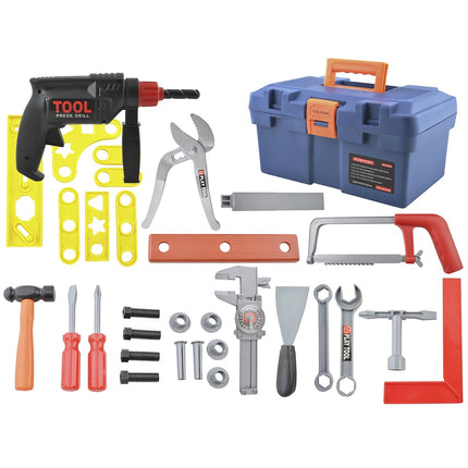 Une boîte à outils jouet