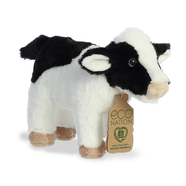 Aurora Eco Nation peluche vache, 25 cm