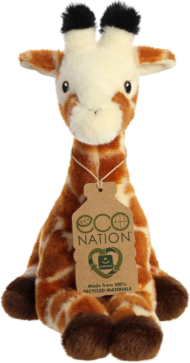 Aurora Eco Nation peluche girafe, 24 cm