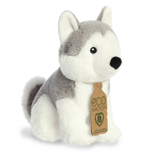 Aurora Eco Nation peluche Husky, 19 cm