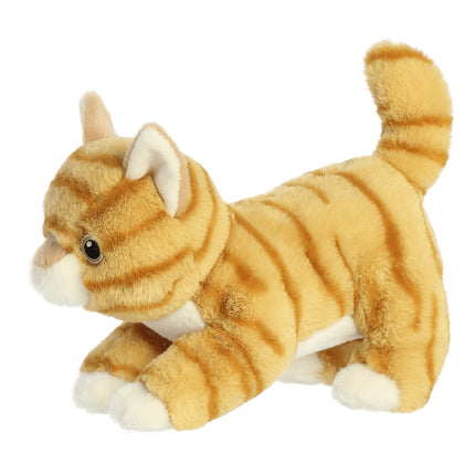 Aurora Eco Nation peluche tigré orange, 15 cm