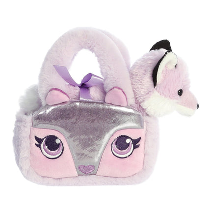 Aurora Fancy Pals peluche renard dans un sac, 20 cm