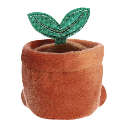 Aurora Palm Pals peluche plante en pot, 11 cm