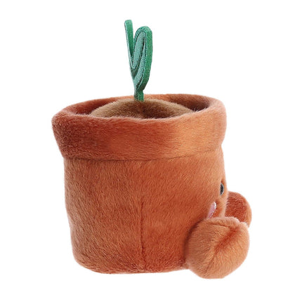 Aurora Palm Pals peluche plante en pot, 11 cm