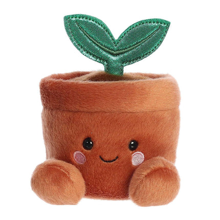 Aurora Palm Pals peluche plante en pot, 11 cm