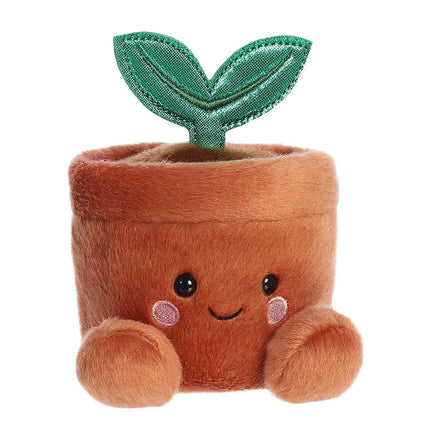 Aurora Palm Pals peluche plante en pot, 11 cm
