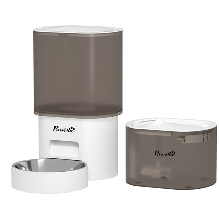 Distributeur automatique de nourriture et d'eau pour chats et chiens (2,5 L)