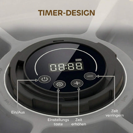 Automatischer Futterspender mit Timer, 6 Mahlzeiten, LED-Anzeige