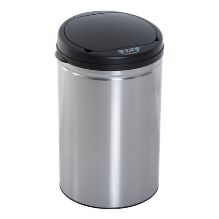 Automatischer 30L Sensor-Mülleimer - Edelstahl, rund