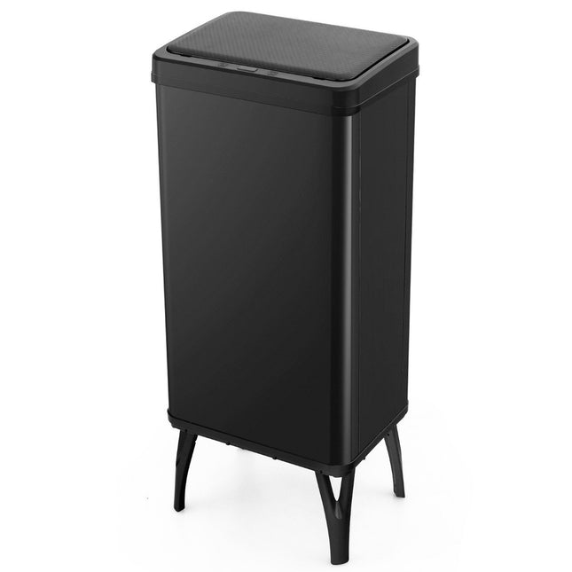 Poubelle automatique en acier inoxydable, 50 L, avec capteur