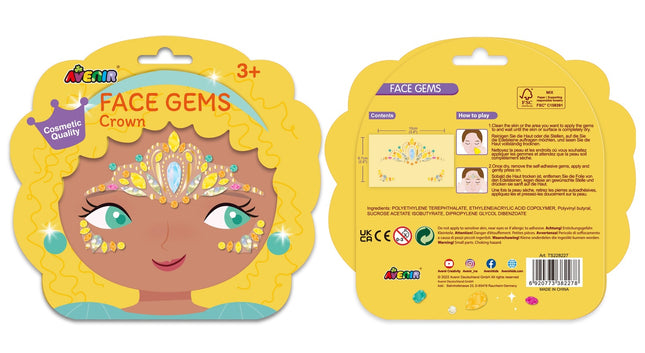 Couronne de gemmes du visage Avenir