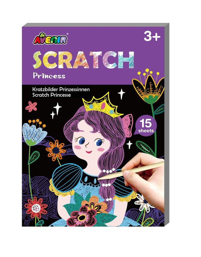Avenir Mini Livre à Gratter Princesse