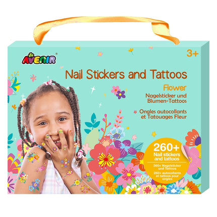 Autocollants et tatouages pour ongles Avenir Fleurs