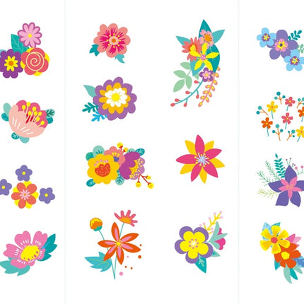 Autocollants et tatouages pour ongles Avenir Fleurs