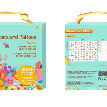 Autocollants et tatouages pour ongles Avenir Fleurs