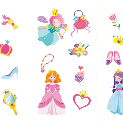 Avenir Nagelsticker und Tattoos Prinzessin