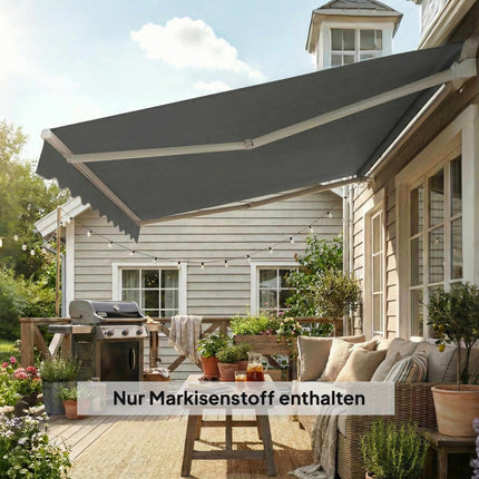 Markisenstoff Ersatz, 3.37x2.5m, UPF 50+, Wasserdicht